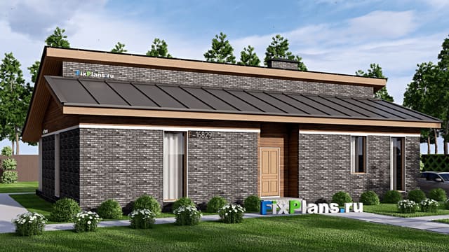 Одноэтажный дом F-16829